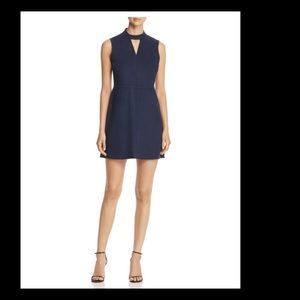 Lysse Faux Suede Dress (deep purple)